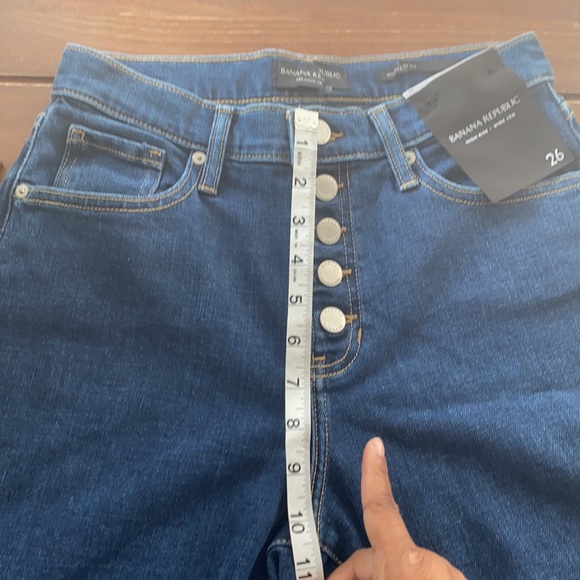 BANANA REPUBLIC High-Rise Wide-Leg Button Fly Jean - Picture 10 of 14